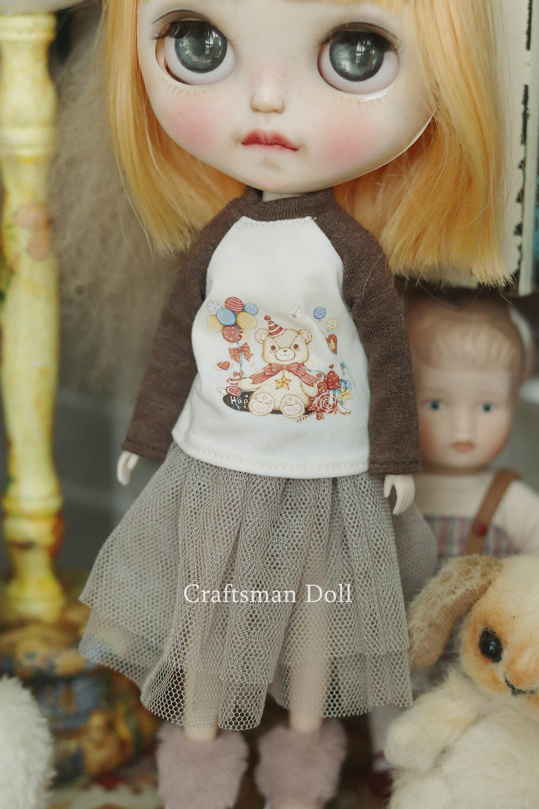 Blythe Clothes/Blythe Dress/Pullip Clothes/Middle Blythe/B224/
