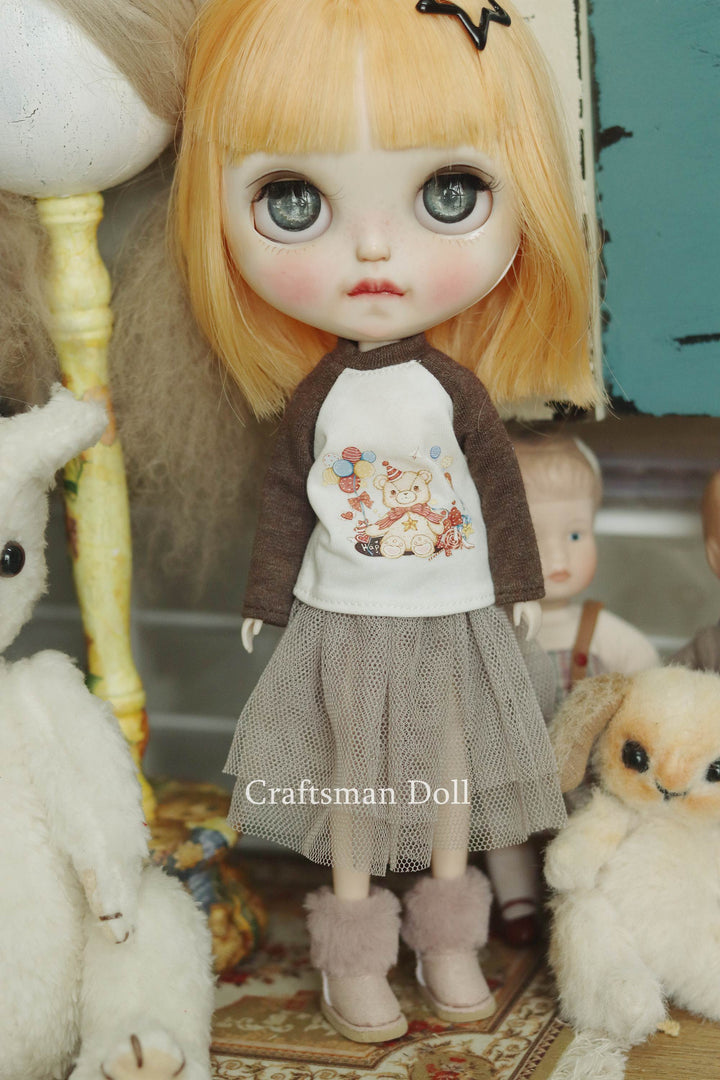 Blythe Clothes/Blythe Dress/Pullip Clothes/Middle Blythe/B224/