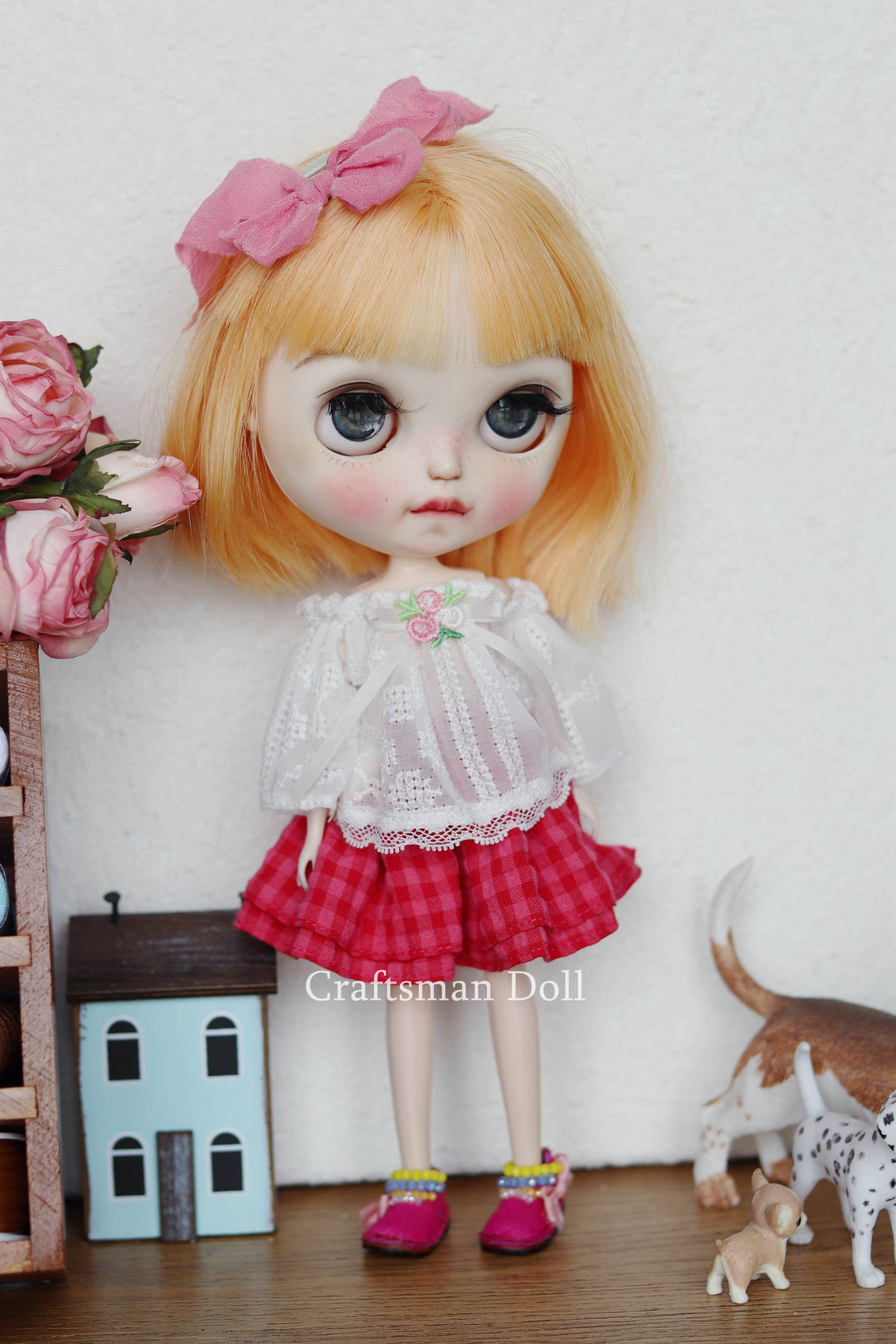 Blythe Clothes/Blythe Dress/Pullip Clothes/Middle Blythe/B387/