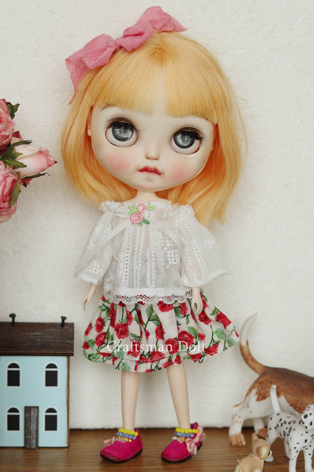 Blythe Clothes/Blythe Dress/Pullip Clothes/Middle Blythe/B387/