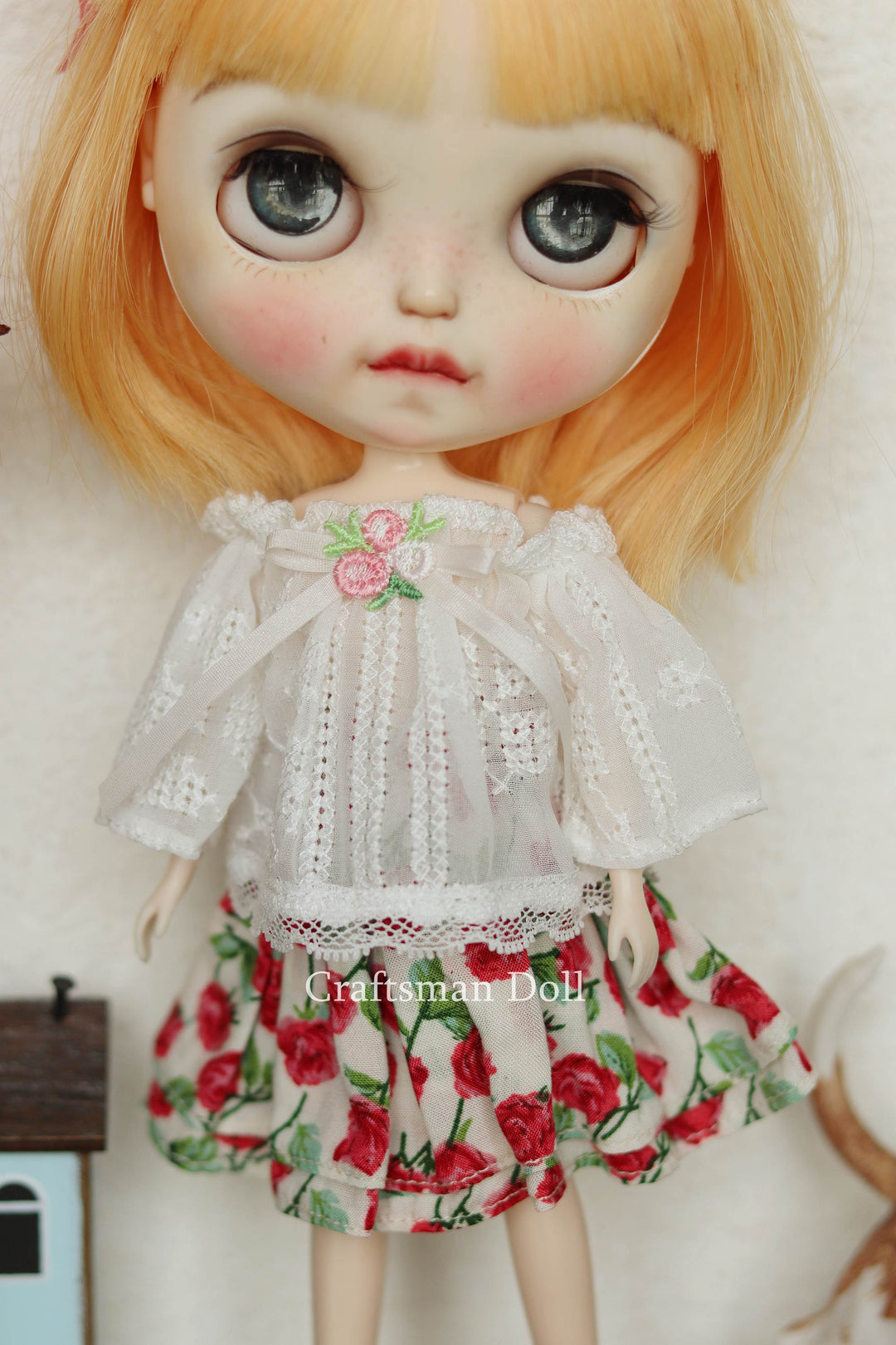 Blythe Clothes/Blythe Dress/Pullip Clothes/Middle Blythe/B387/