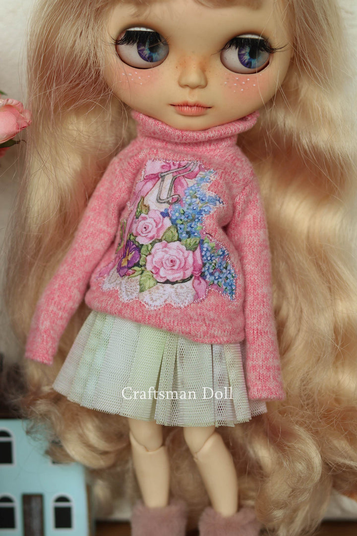 Blythe Clothes/Blythe Dress/Pullip Clothes/Middle Blythe/B373/