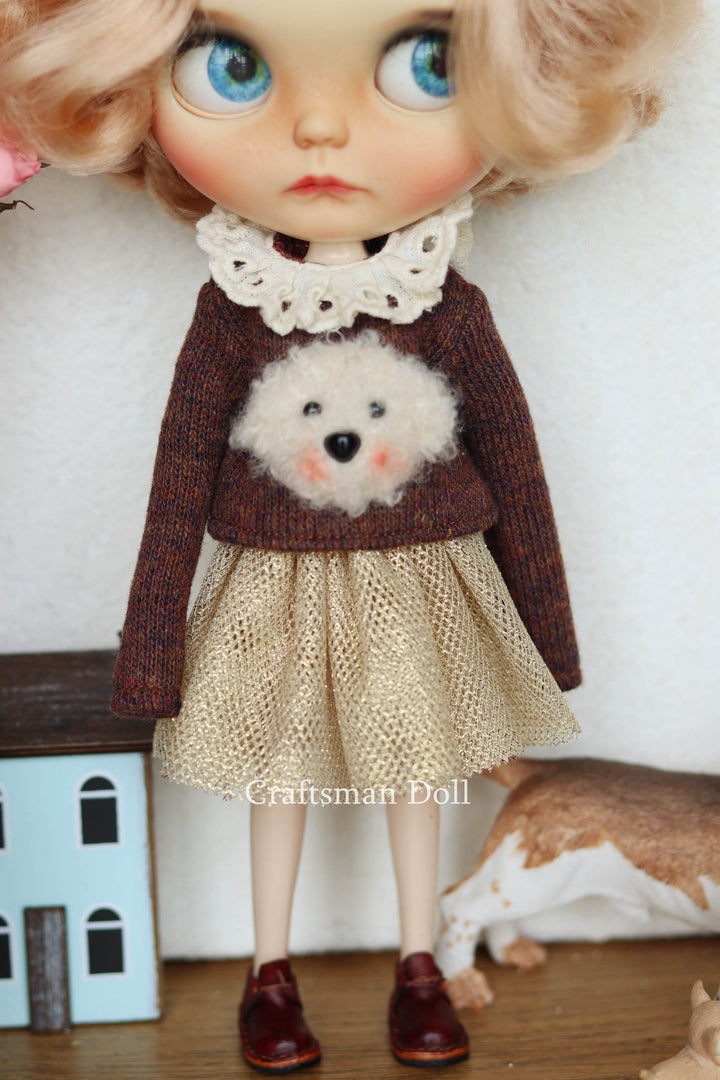 Blythe Clothes/Blythe Dress/Pullip Clothes/Middle Blythe/B375/