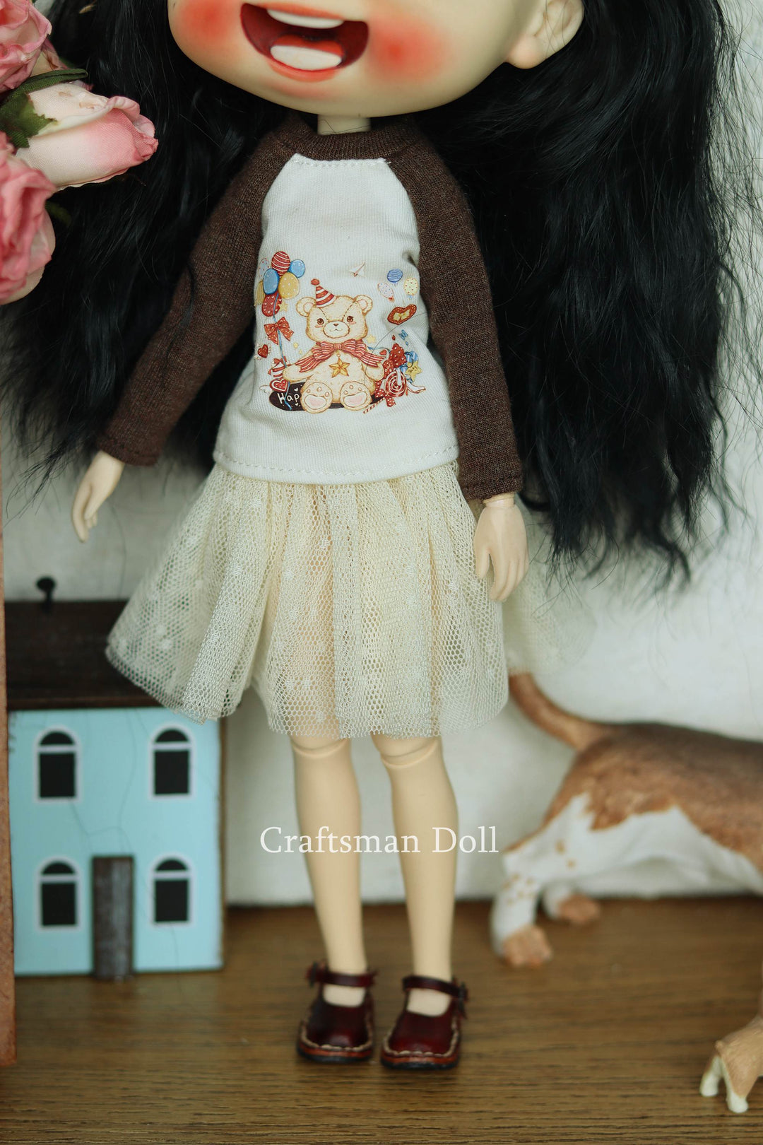 Blythe Clothes/Blythe Dress/Pullip Clothes/Middle Blythe/B372/