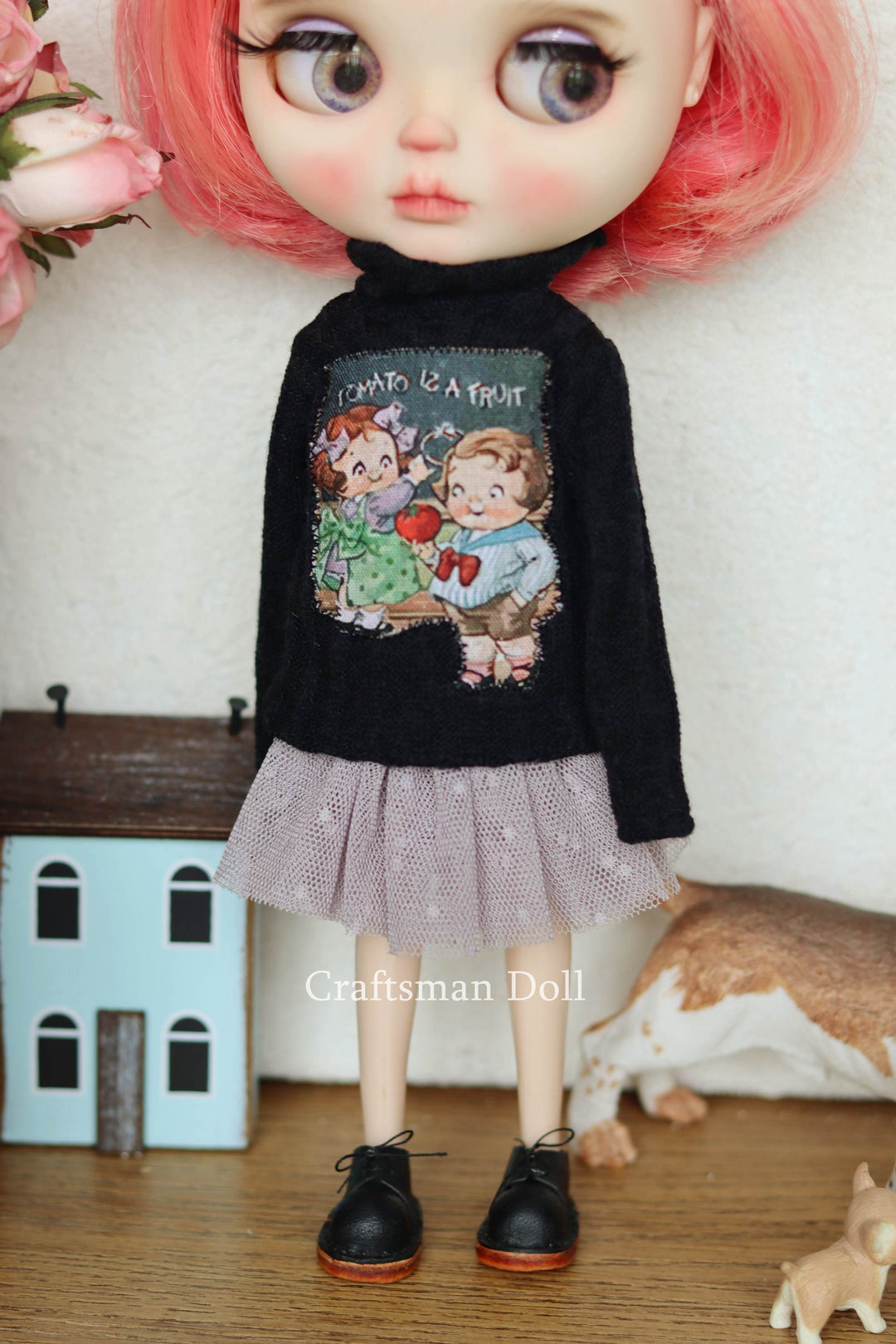 Blythe Clothes/Blythe Dress/Pullip Clothes/Middle Blythe/B372/