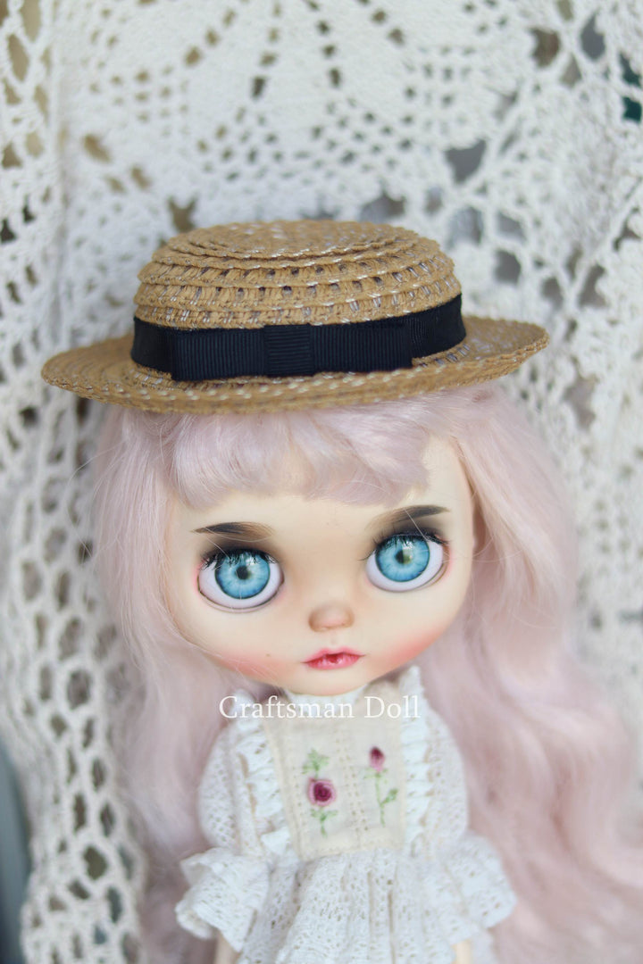 Blythe Hat/Pullip Hat/boater hat/043/