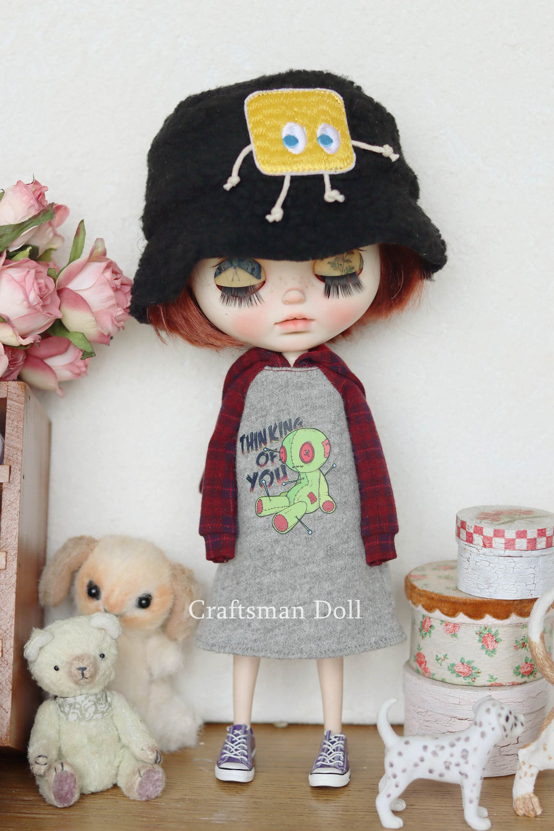 Blythe Hat/Blythe/Pullip Hat/bucket hat/B568/